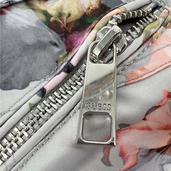 GUESS floral trench jacket NWT New size Small - Picture 3 of 13